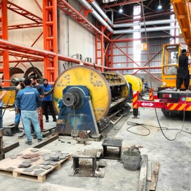 54 Bobbin Machine Foundation