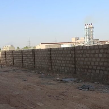 Boundary Wall Masonry work